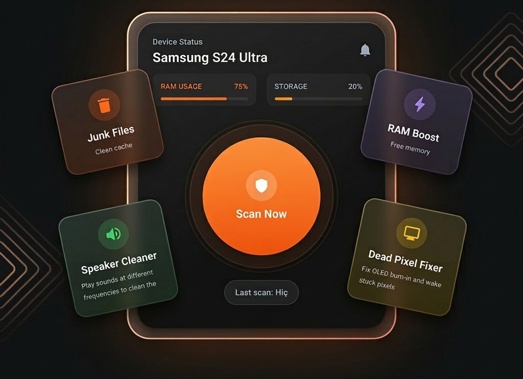 Phone Booster App Mockup
